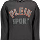 Sporty Chic Hooded Sweatshirt with Bold Details