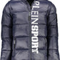 Chic Blue Performance Jacket with Sporty Edge
