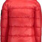 Plein Sport Red Polyamide Jacket with Logo Print