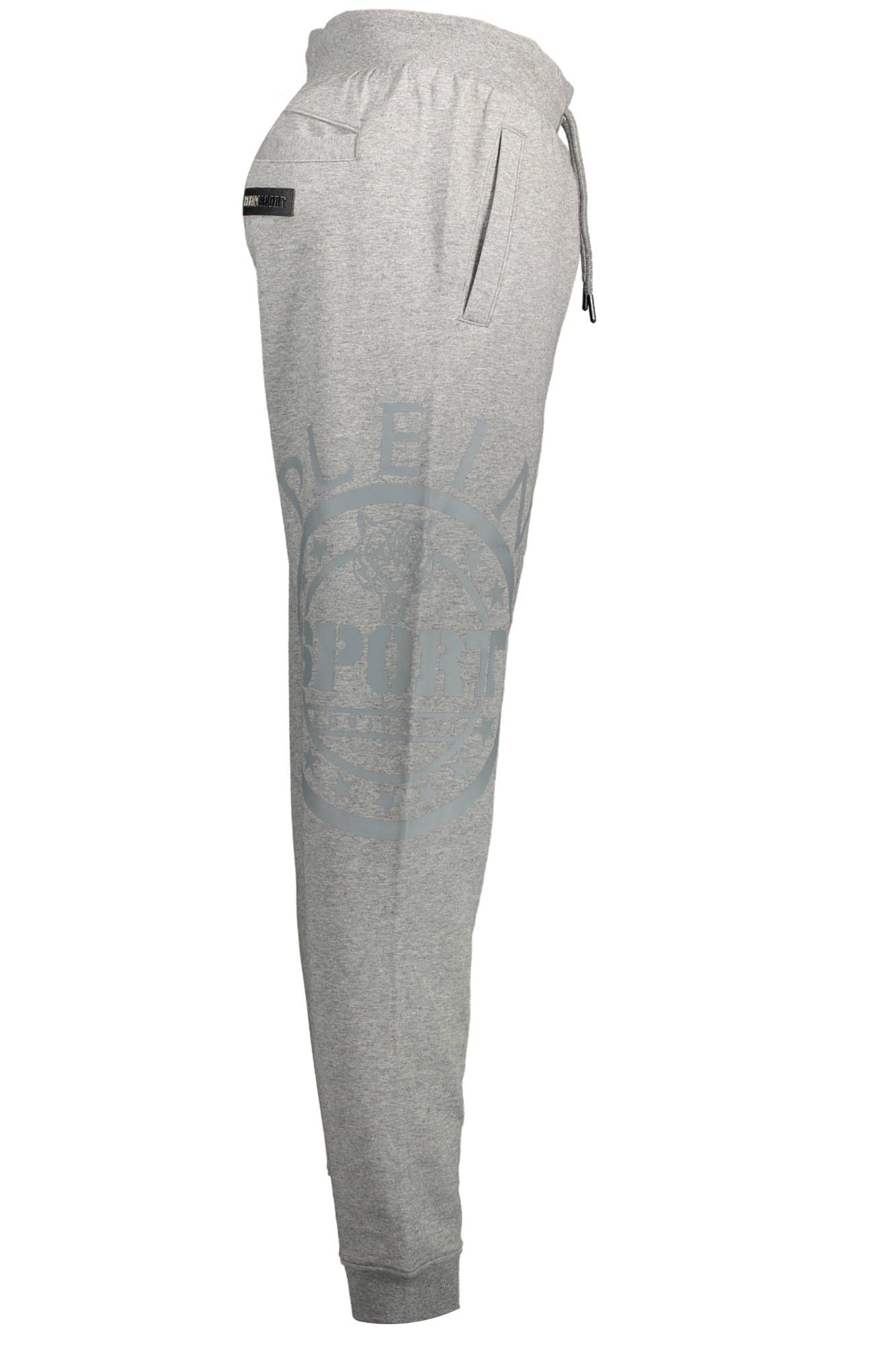 Athletic Gray Sports Joggers with Pockets