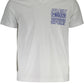 Chic V-Neck Designer Tee with Bold Print