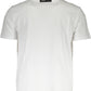 Pristine White Cotton Crew Neck Tee