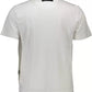 Pristine White Crew Neck Logo Tee