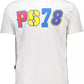 Sporty Elegance White Cotton T-Shirt