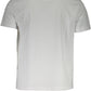 Chic V-Neck Designer Tee with Bold Print