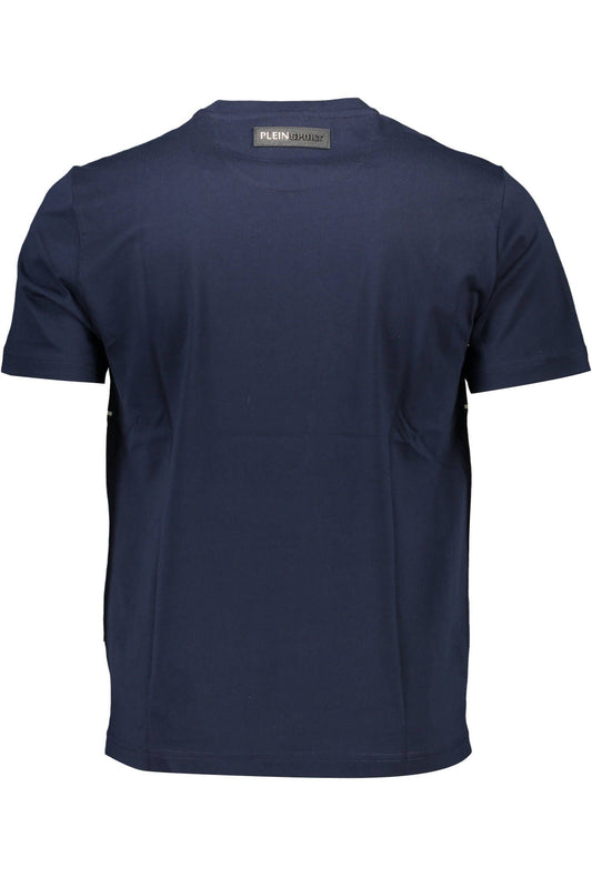 Crew Neck Cotton Tee with Bold Print