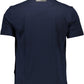 Stylish Crew Neck Printed Tee with Contrast Detail