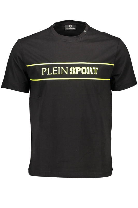 Sleek Cotton Crew Neck Tee with Logo Detail