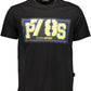 Sleek Athletic Black Tee with Contrasting Details