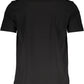 Sleek Cotton Crew Neck Tee with Logo Print