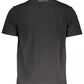 Sleek Black Cotton Crew Neck T-Shirt
