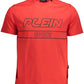 Red Contrast Detail Tee with Bold Logo