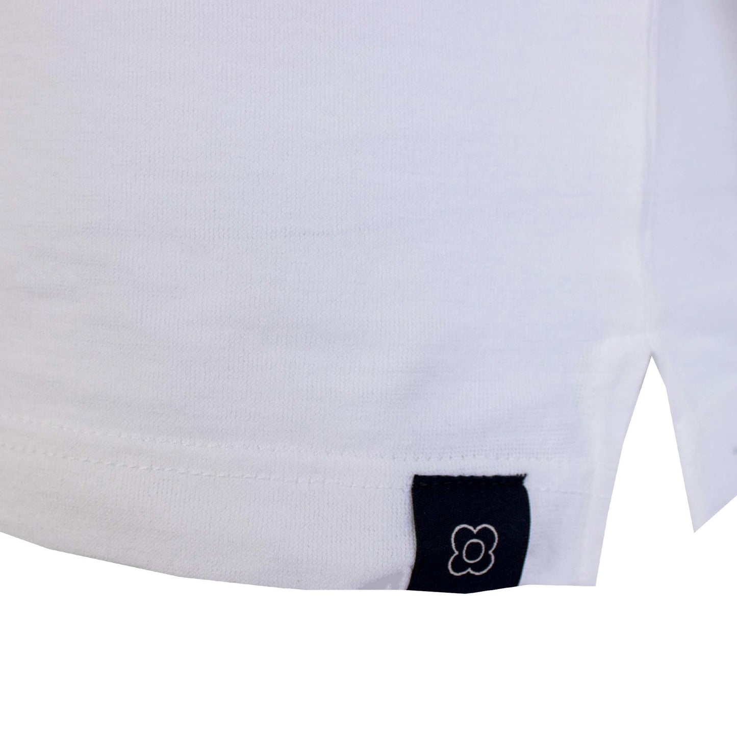 Elegant White Polo Shirt with Italian Flair