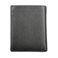Sleek Black Leather Wallet with RFID Blocker