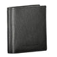 Sleek Black Leather Wallet with RFID Blocker