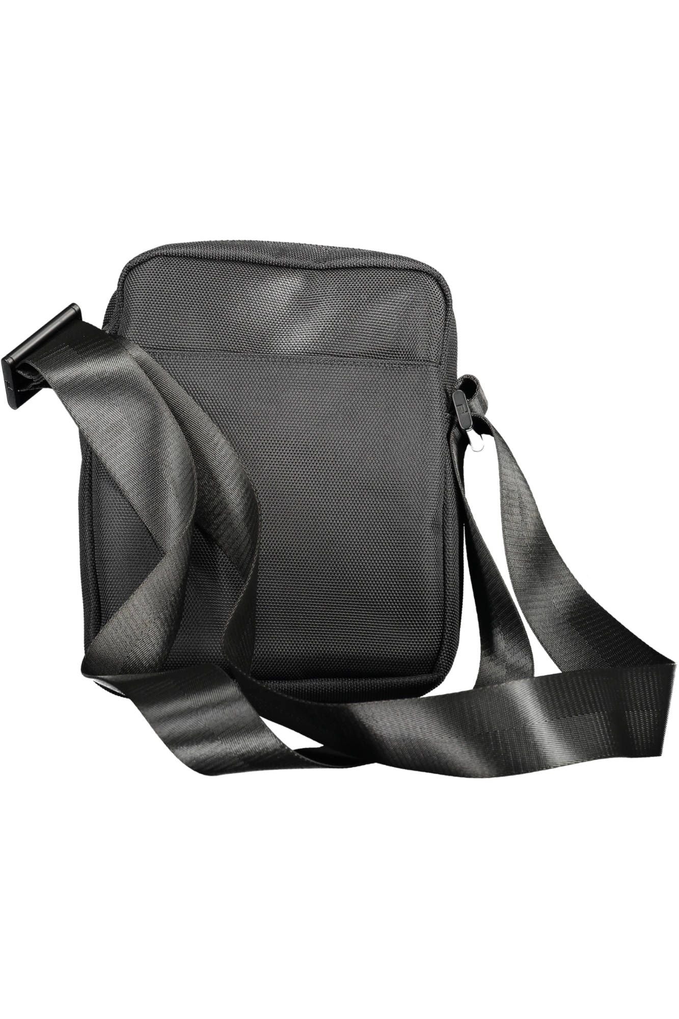 Sleek Black Shoulder Bag for the Modern Man