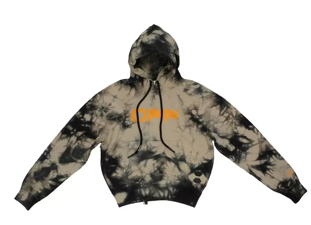 Tie Dye Print 100% Cotton Hoodie