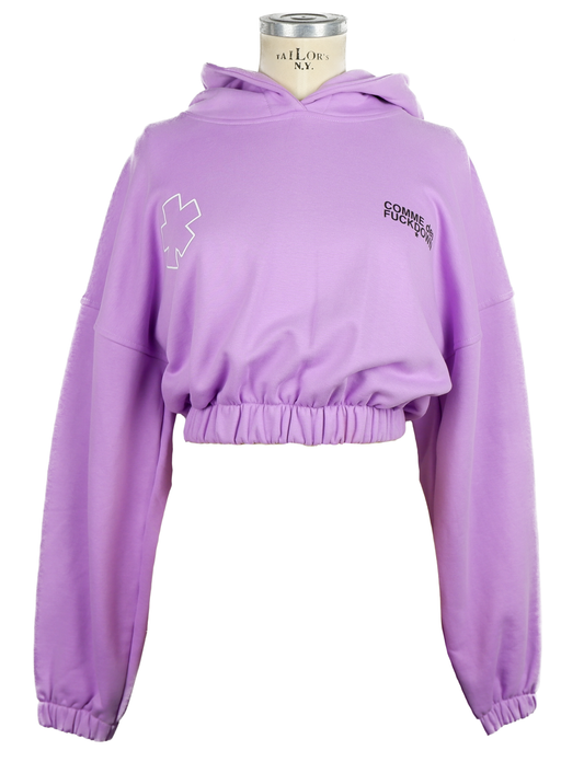 Vibrant Purple Hooded Sweatshirt