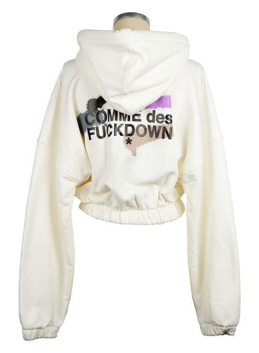 Chic Hooded Sweatshirt with Signature Print