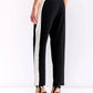 Chic Black and White Stretch Pants