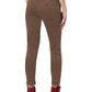 Chic High-Waisted Slim Fit Pants in Pink