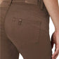 Chic High-Waisted Slim Fit Pants in Pink