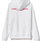 Iconic White Cotton Hooded Sweatshirt