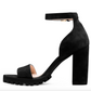Chic Suede Lug Sole Winona Sandals