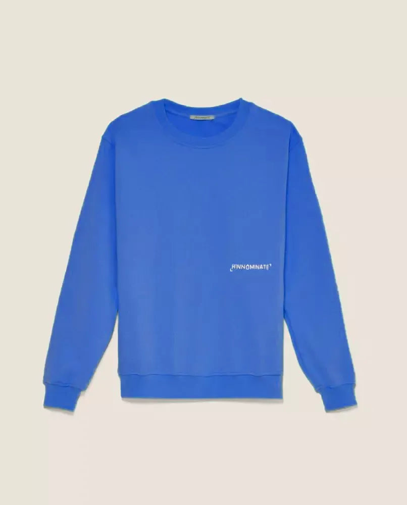 Cobalt Blue Cotton Long Sleeve Sweatshirt