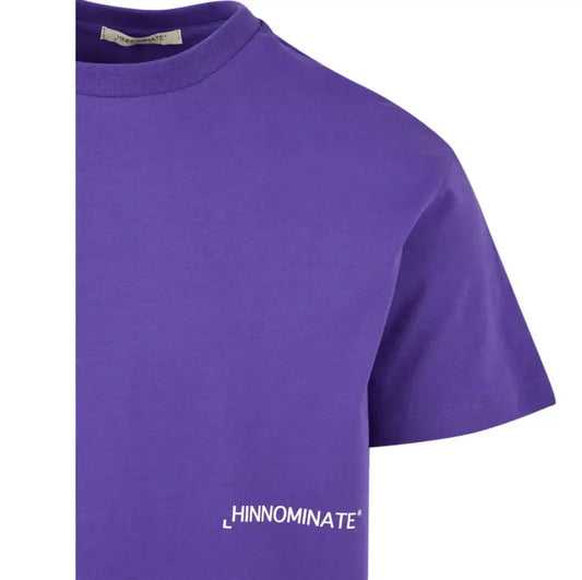 Elegant Purple Cotton Jersey Tee