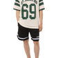 Sleek Black Bermuda Shorts with Logo Detail
