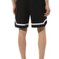 Sleek Black Bermuda Shorts with Logo Detail
