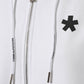 Chic Symbol Print Zip Hoodie