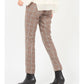 Chic Cigarette Cut Lurex-Detail Trousers
