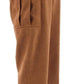 Suede Cargo Pants with Gold Accents