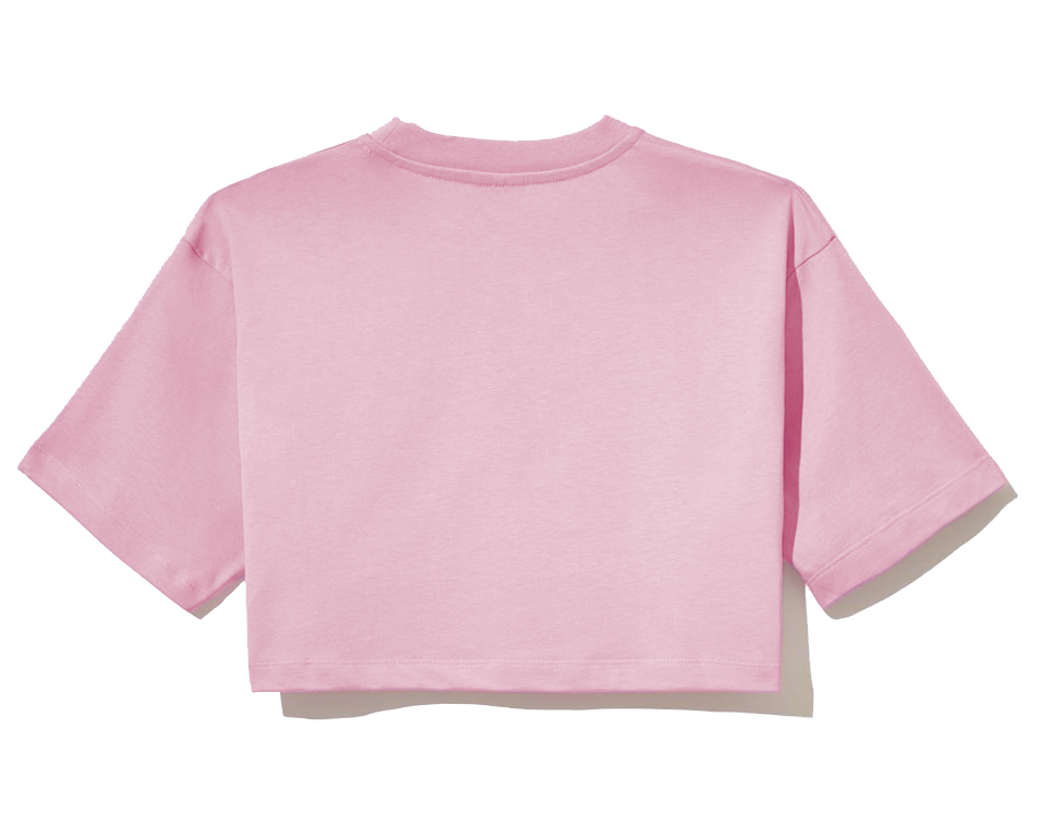 Pink Short Sleeve Logo Tee