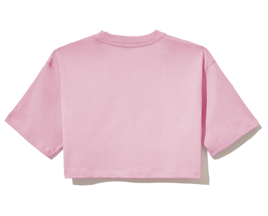 Pink Short Sleeve Logo Tee