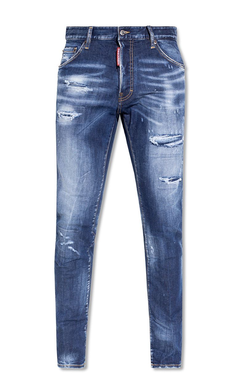 Cool Guy Distressed Tapered Jeans