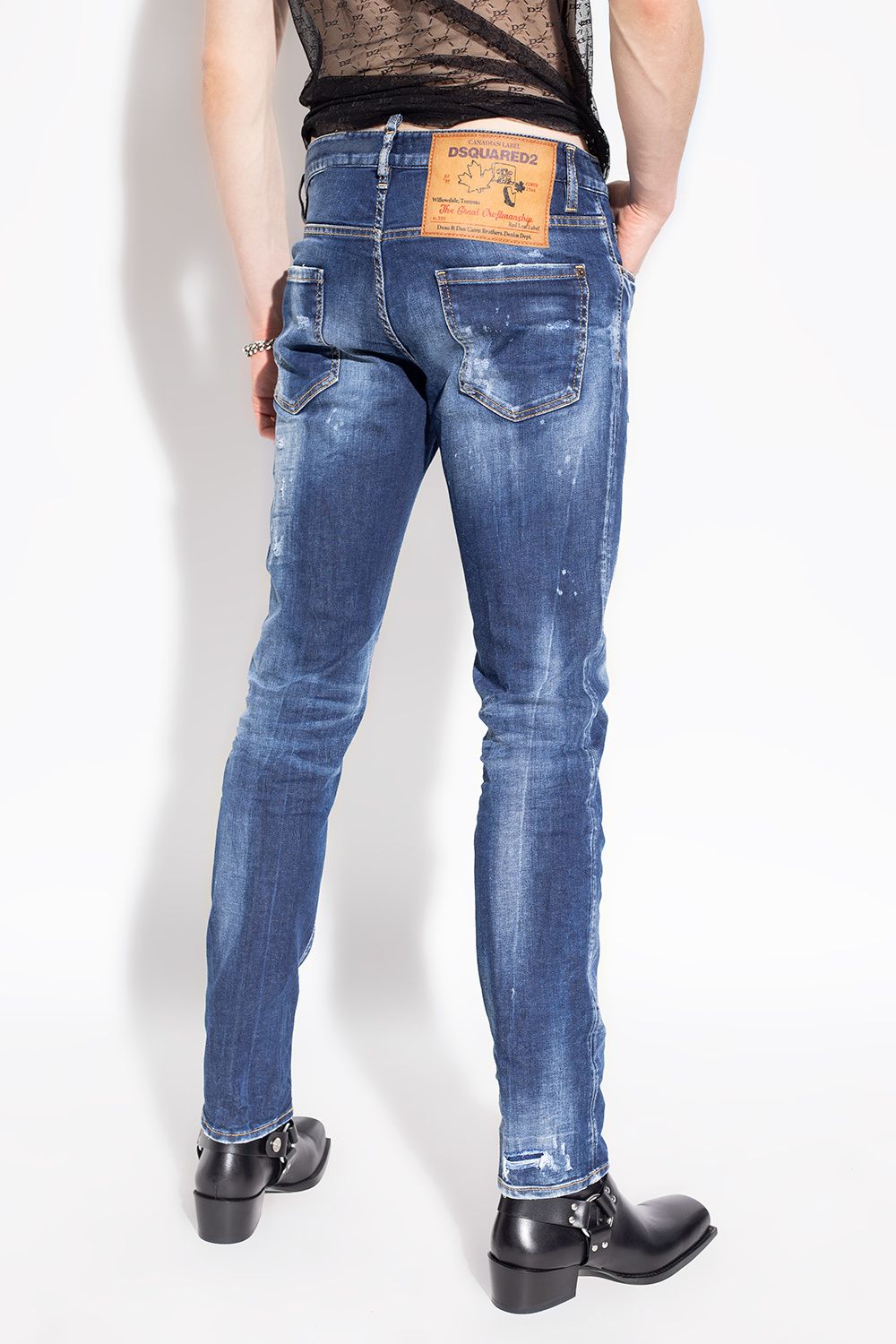 Cool Guy Distressed Tapered Jeans