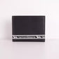 Sleek Calfskin Leather Wallet with RFID Secure Tech