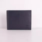 Elegant Blue Calfskin Leather Wallet