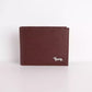 Elegant Calfskin Leather Men's Wallet with RFID Secure