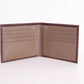 Elegant Calfskin Leather Men's Wallet with RFID Secure
