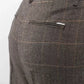 Plaid Bermuda Shorts with Chain Detail
