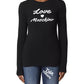 Elegant Long-Sleeved Cotton Logo Tee
