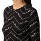 Elegant Long-Sleeved Logo Print Tee