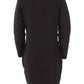 Chic Heart Pattern Knit Wool-Blend Dress