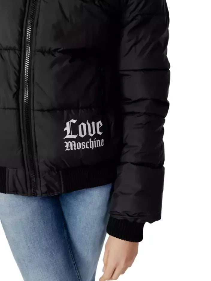 Chic Hooded Down Jacket with Signature Logo