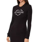 Chic Cotton Blend Logo Dress