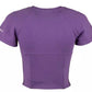 Chic Bi-Elastic Crop Top with Bustier and Logo